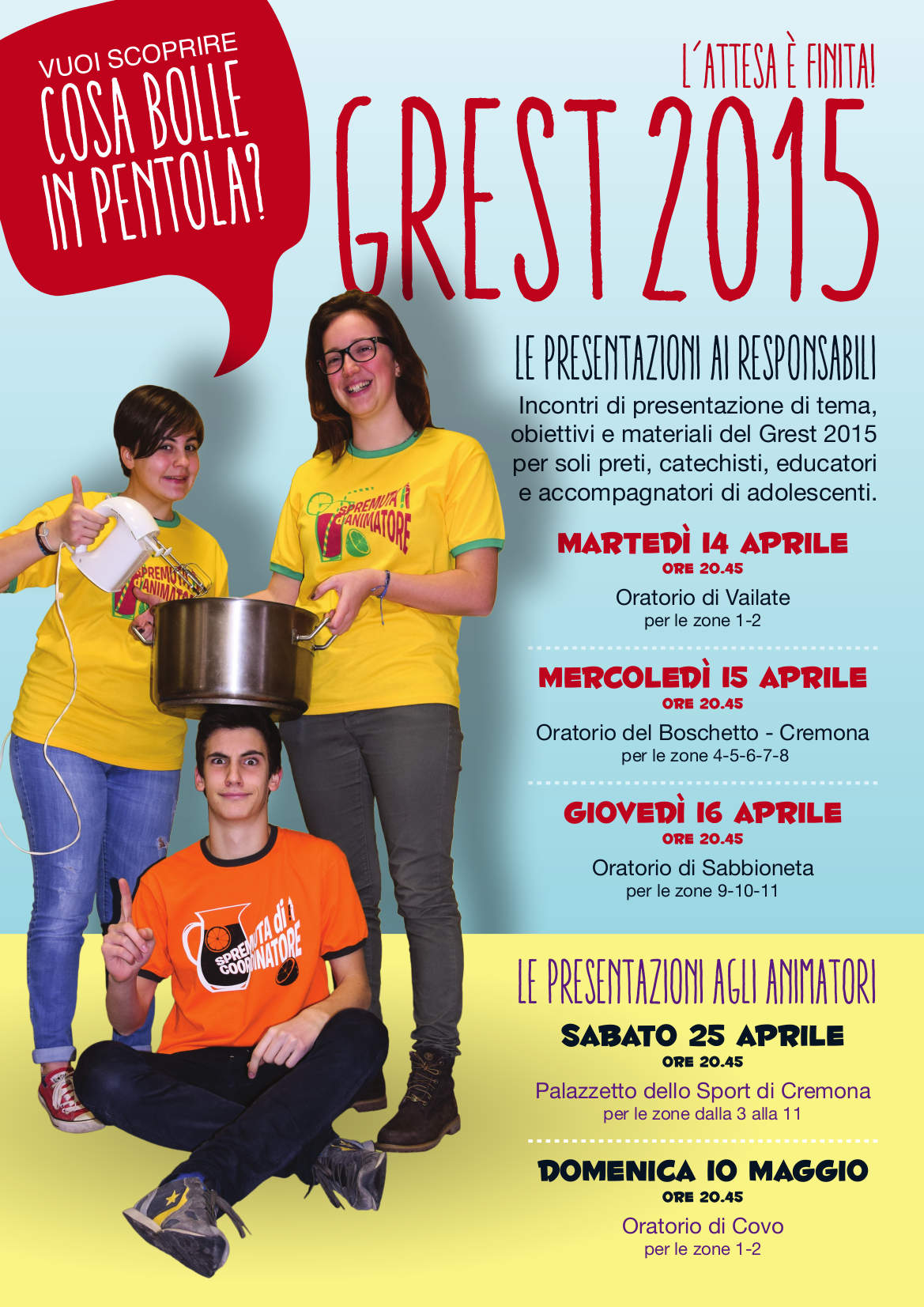 TUTTI A TAVOLA - CreGrest 2015