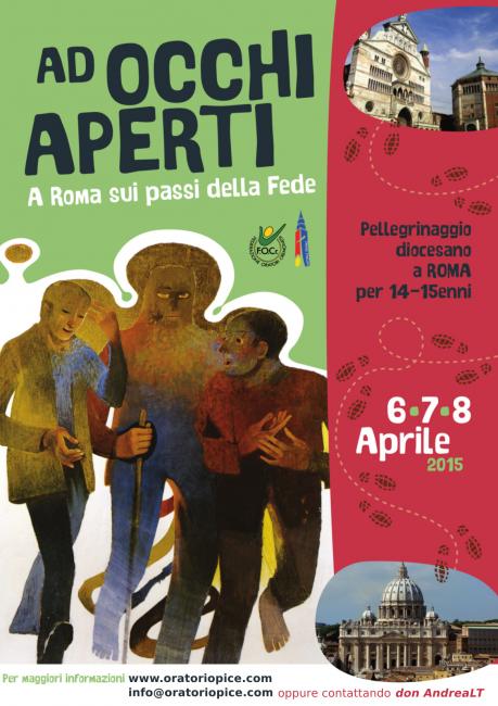 Ad Occhi Aperti - Locandina Roma 2015 - Ad Occhi Aperti - Pellegrinaggio III media