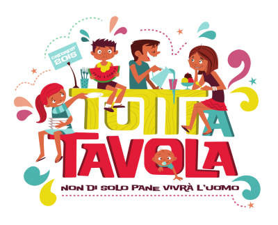 Il logo del Cre-Grest 2015 TUTTI A TAVOLA! - Cre-Grest 2015